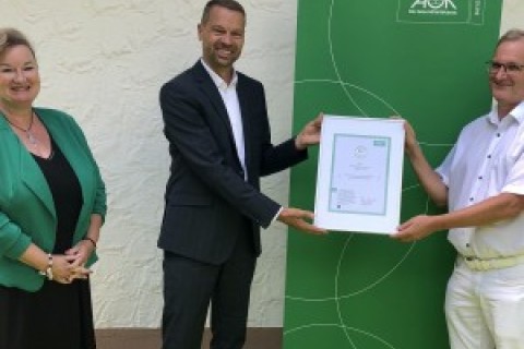 AOK Auszeichnung 2021: Gesundheitsnetz Franken-Jura (gfj) bietet hervorragende Qualität 